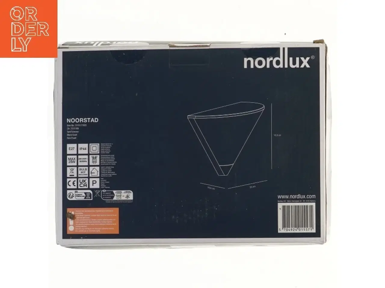 Billede 2 - Nordlux Noorstad udendørsvæglampe fra Nordlux (str. 18,8x25x14,6 cm)