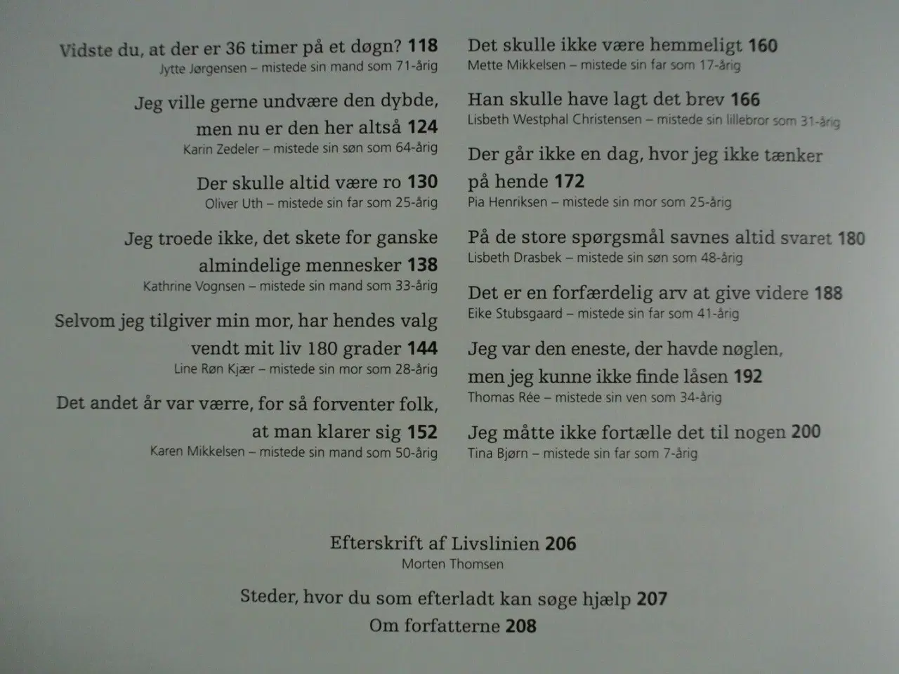 Billede 3 - de der blev tilbage - en portrætbog om efterladte 