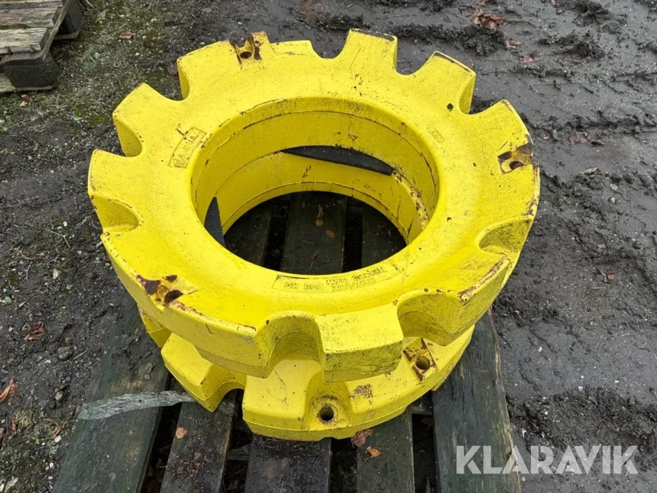 Billede 2 - Fælgvægte John Deere R26/311 - 205 kg 2 styk