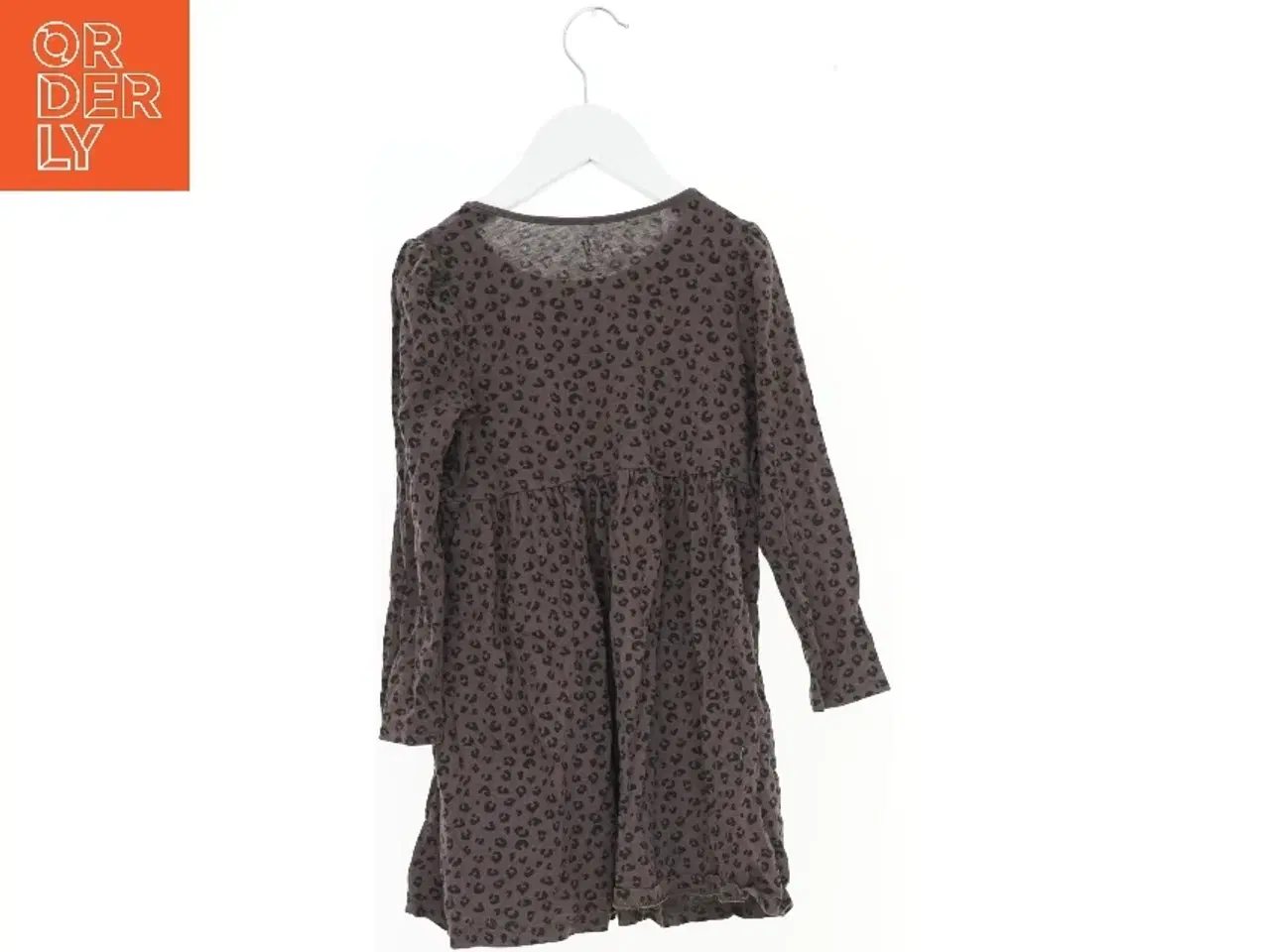 Billede 2 - Langærmet Leopardmønstret Kjole fra H&M (str. 116)