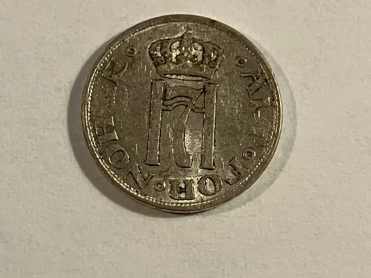 Billede 2 - 10 Øre Norge 1919 Renset