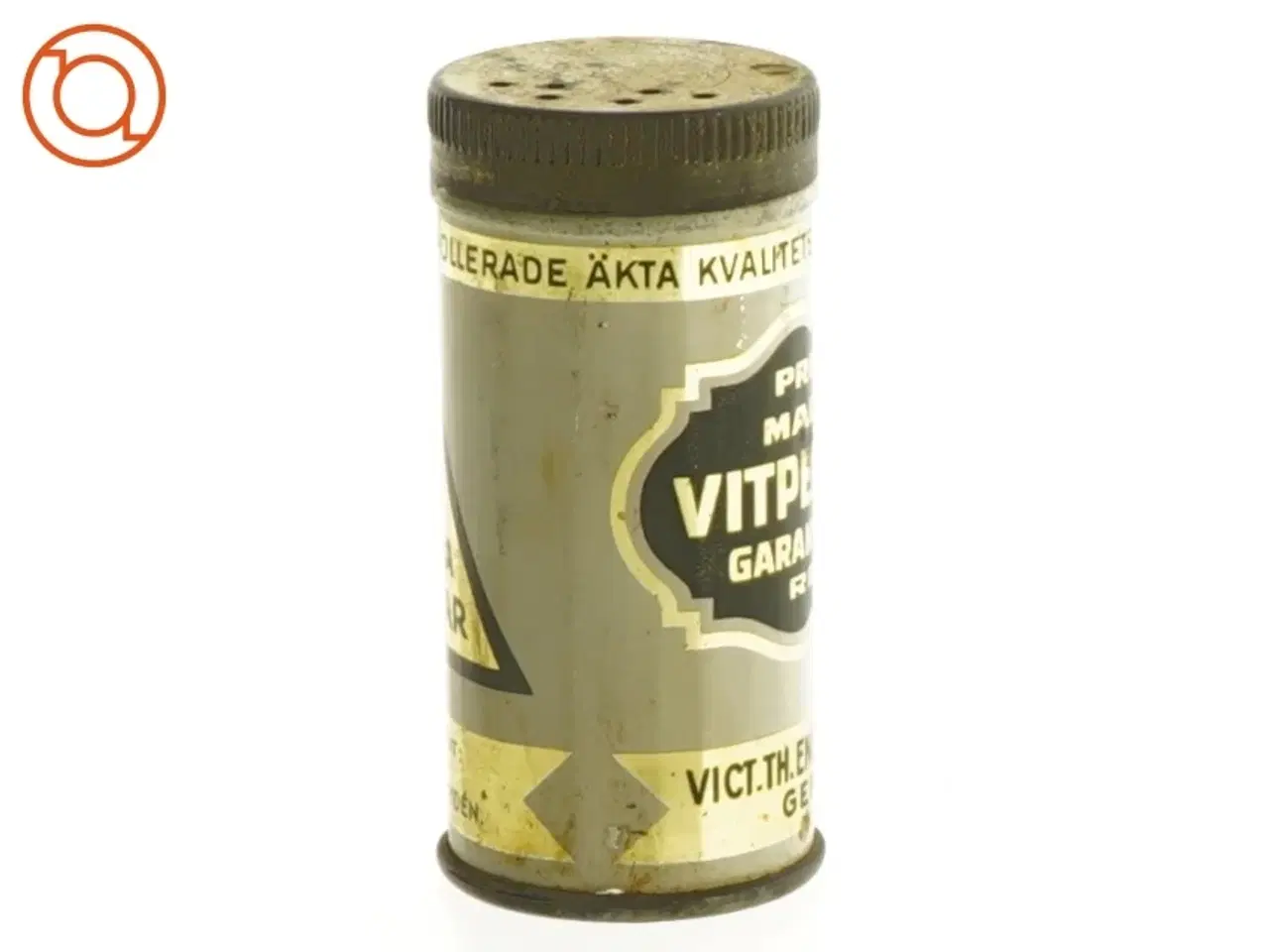 Billede 1 - Antik Gevalia Vittpeppar Krydderbøsse fra Gevalia (str. 7 cm x 35 o cm)