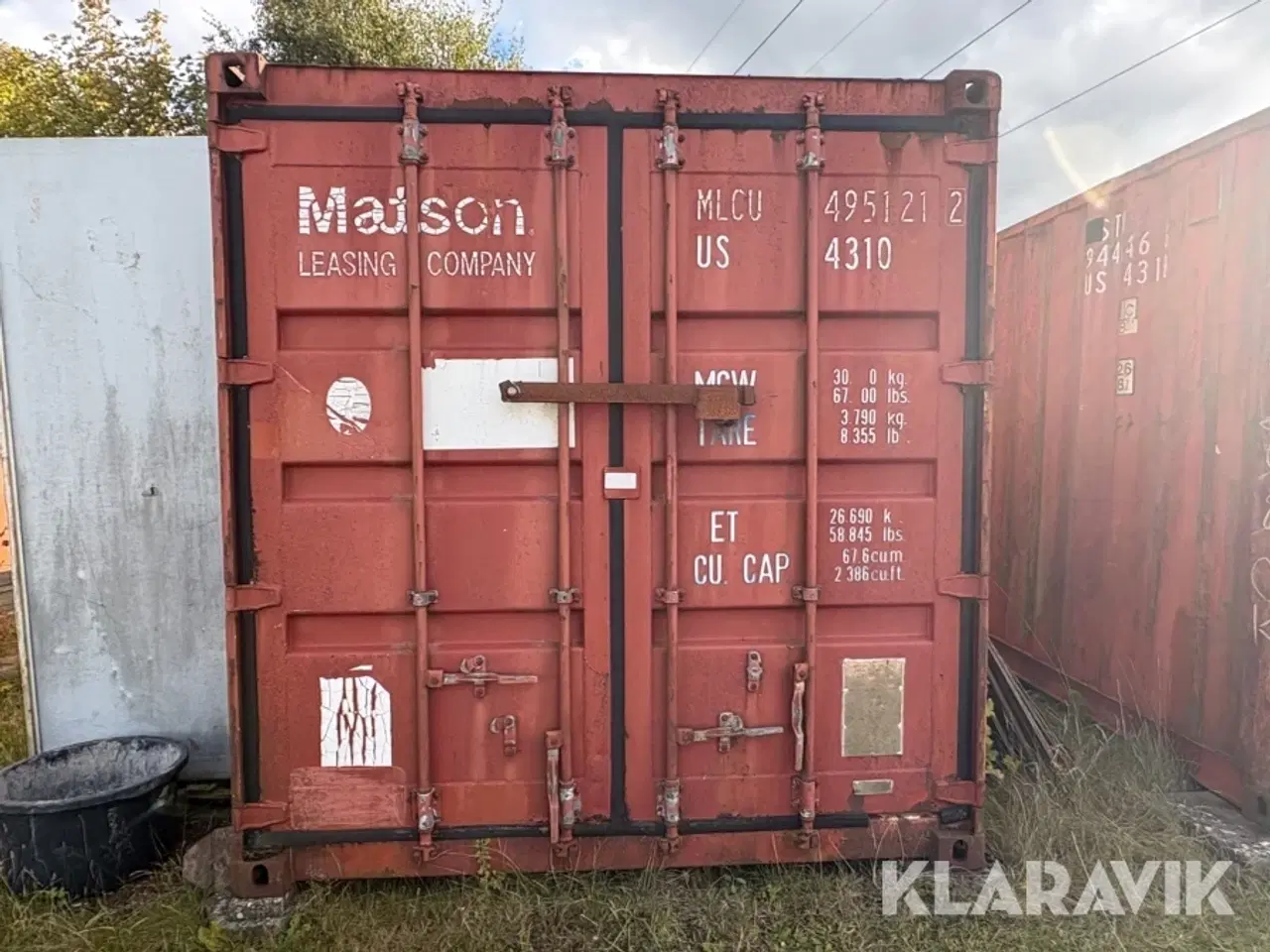 Billede 2 - 40 fods Container Tongyun med VVS inventar og maskiner