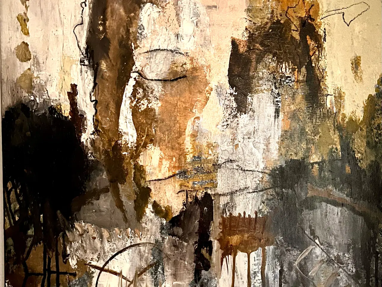 Billede 1 - Akrylmaleri af Grunnet