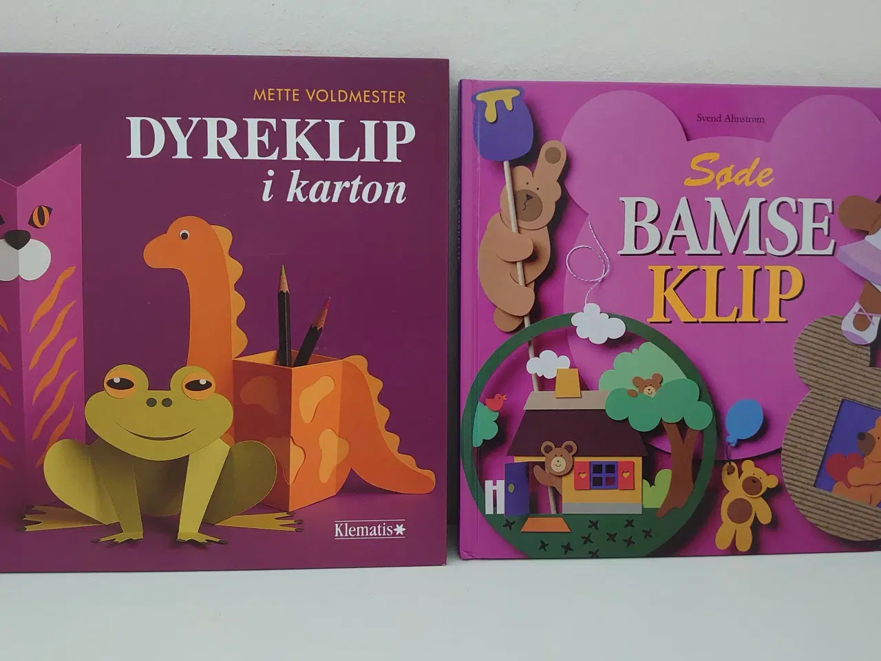 Billede 1 - 2 børnebøger: Søde Bamseklip og Dyreklip.