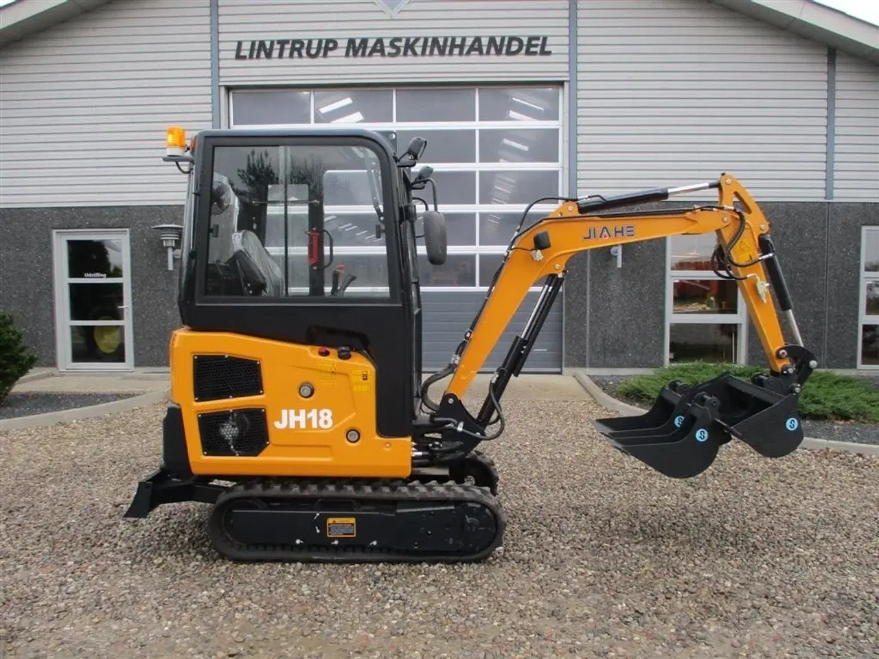 Billede 5 - JIAHE JH18 MKII med Kubota motor og Danske CP hurtiskifte og skovlpakke.