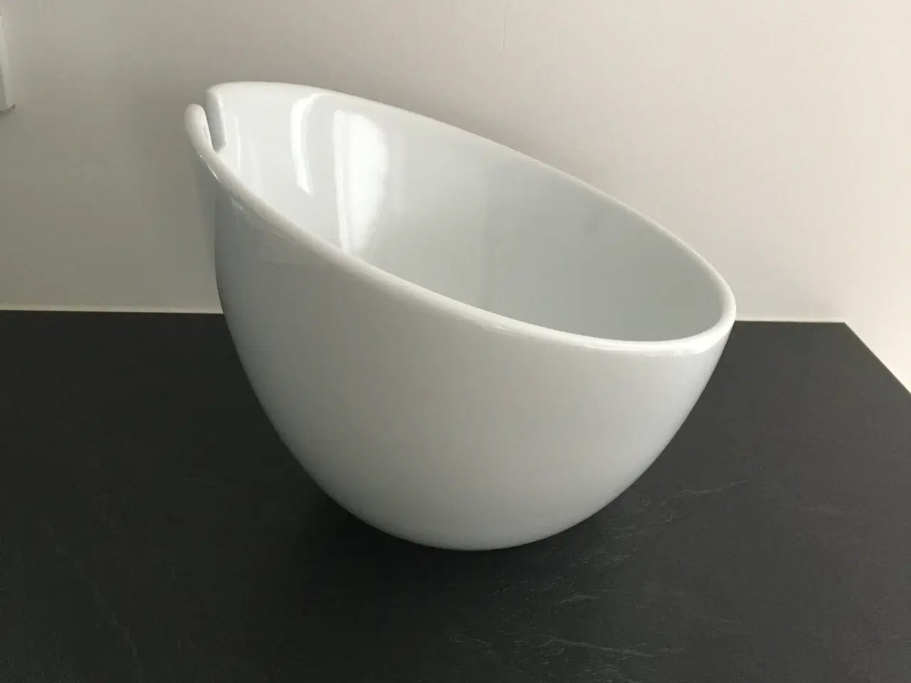 Billede 4 - Ny Aida STEEL-FUNCTION SALATSKÅL i hvidt porcelæn