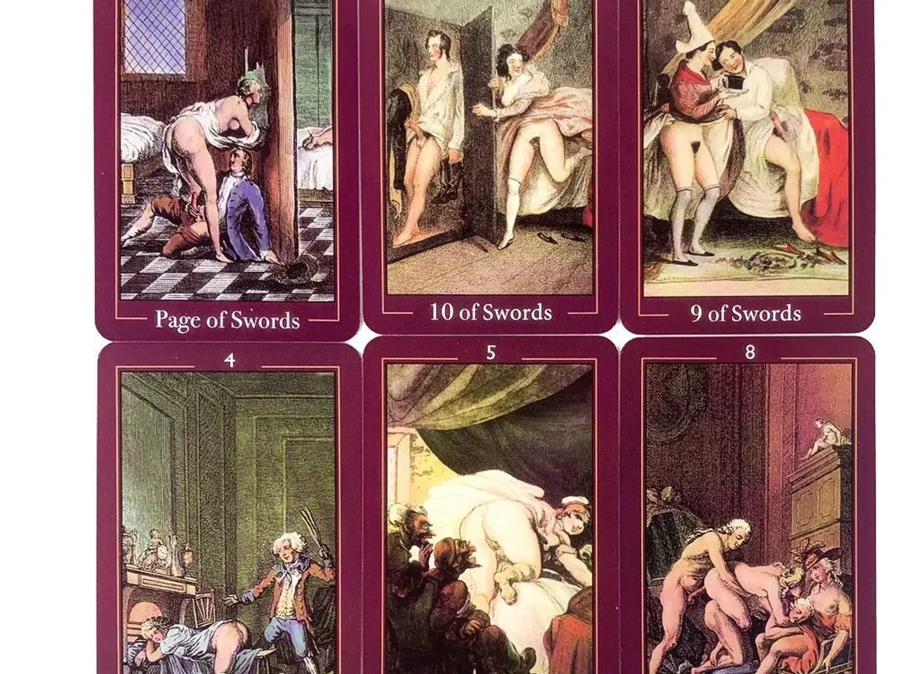 Billede 7 - Tarot kort med erotiske tegninger