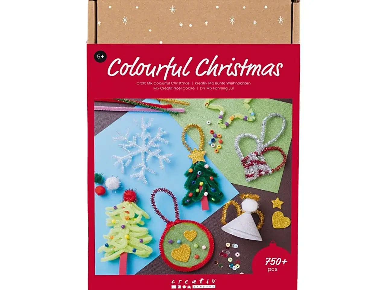 Billede 1 - DIY Julefigurer - Farverigt Kreativ Sæt til Familien