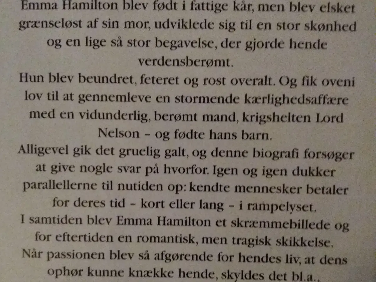 Billede 2 - Lady Hamilton og hendes tid