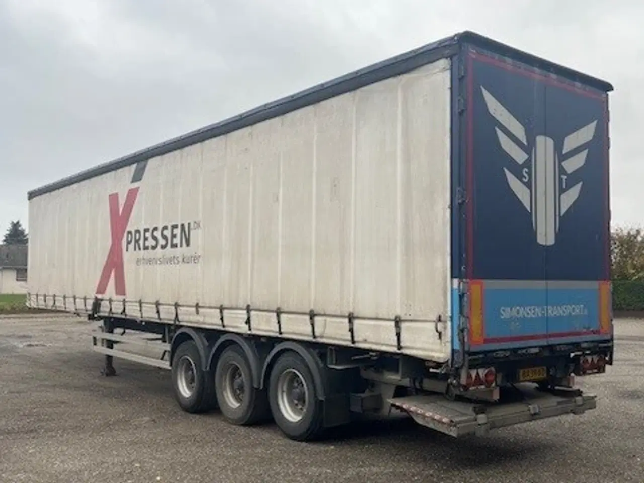 Billede 5 - Danson 3 aks gardintrailer.  Synet 20.10.25