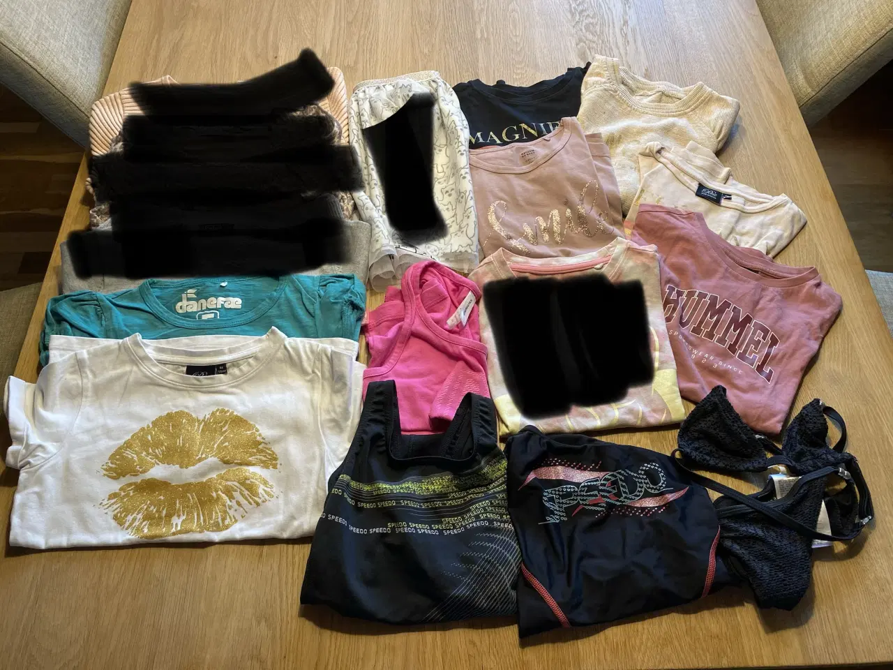 Billede 15 -  tshirt,  træningsbukser, badedragt