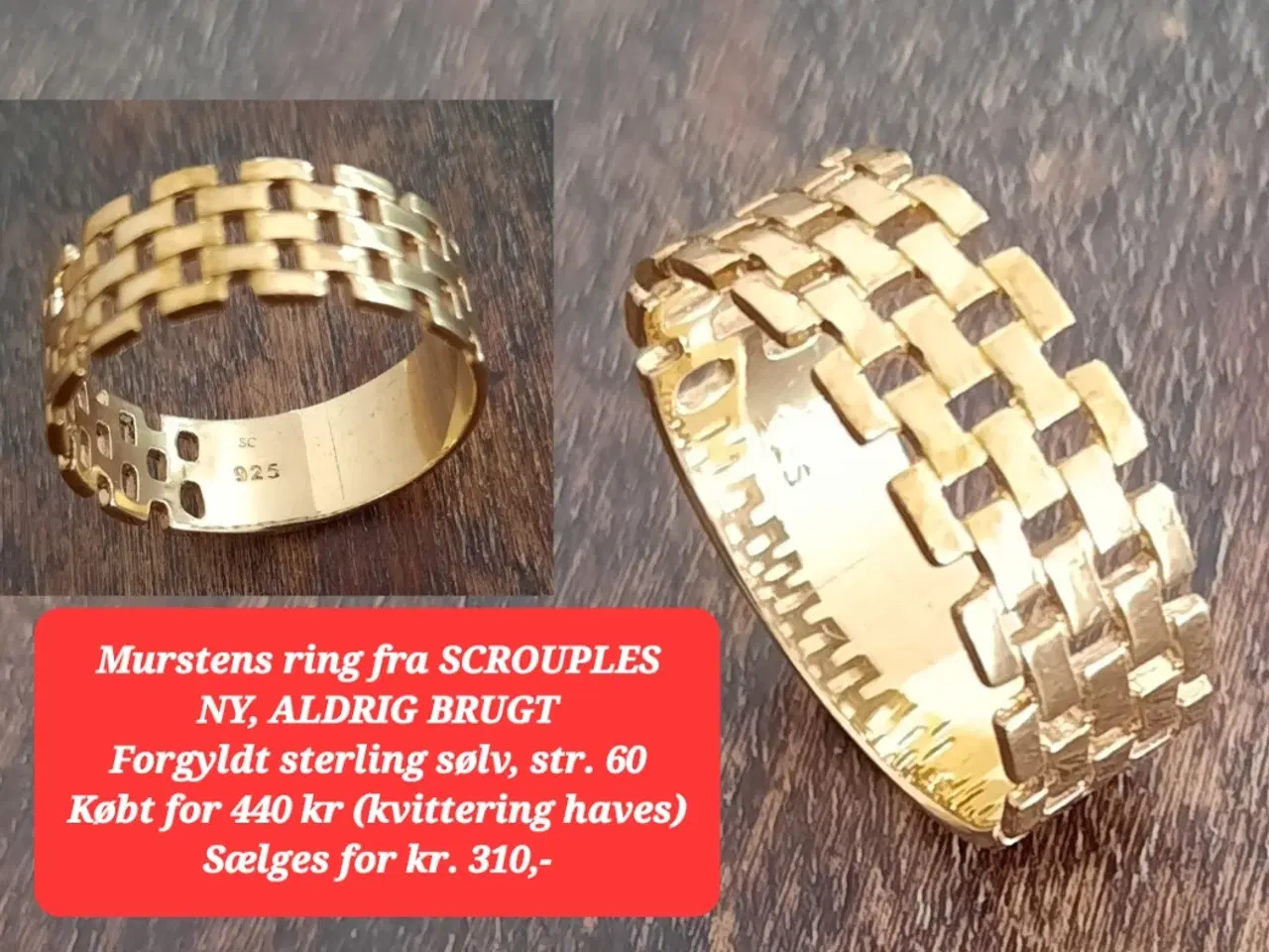 Billede 1 - Scrouples ring