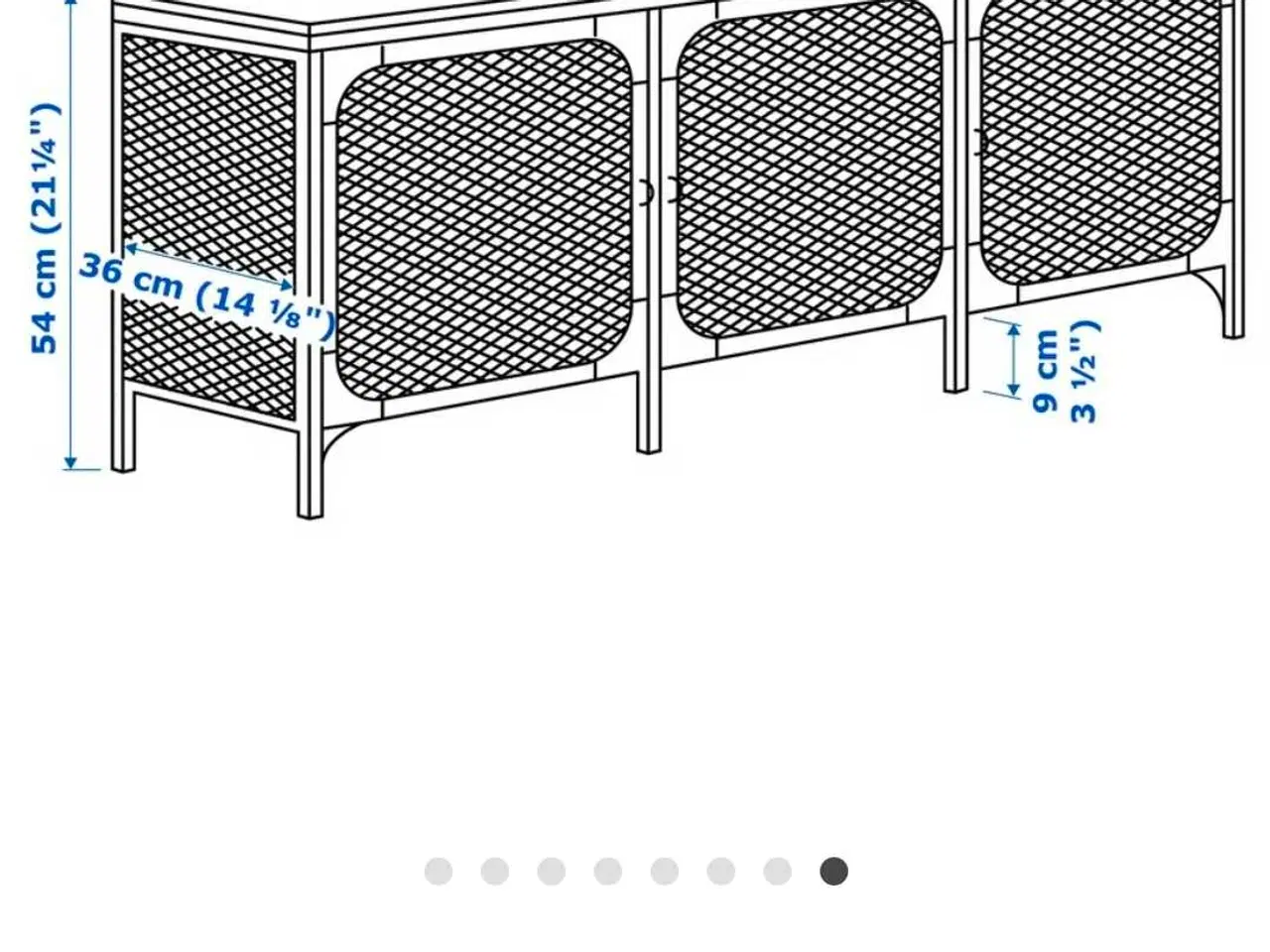 Billede 4 - FJÄLLBO Tv-bord, sort IKEA