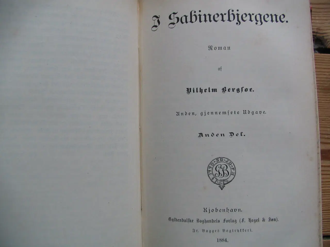 Billede 4 - Vilhelm Bergsøe. I Sabinerbjergene, fra 1884