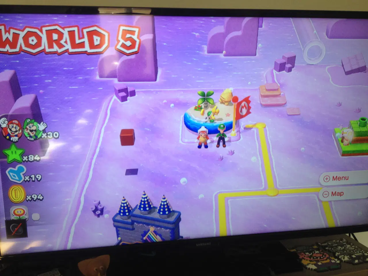 Billede 12 -  Wii U + 5 Spil. Super Mario 3D World, Mario Kart 