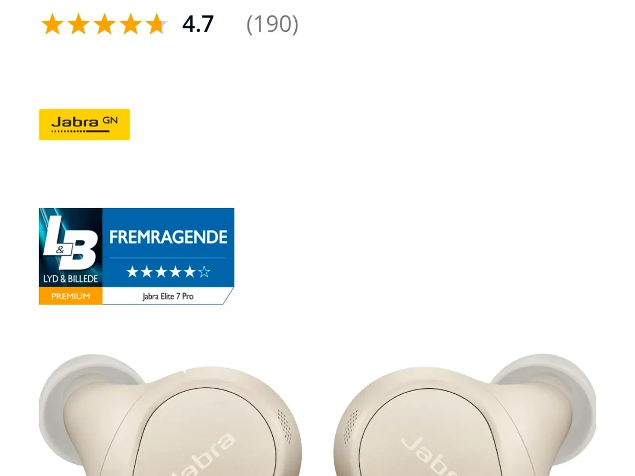 Billede 11 - JABRA ELITE 7 PRO GOLD BEIGE