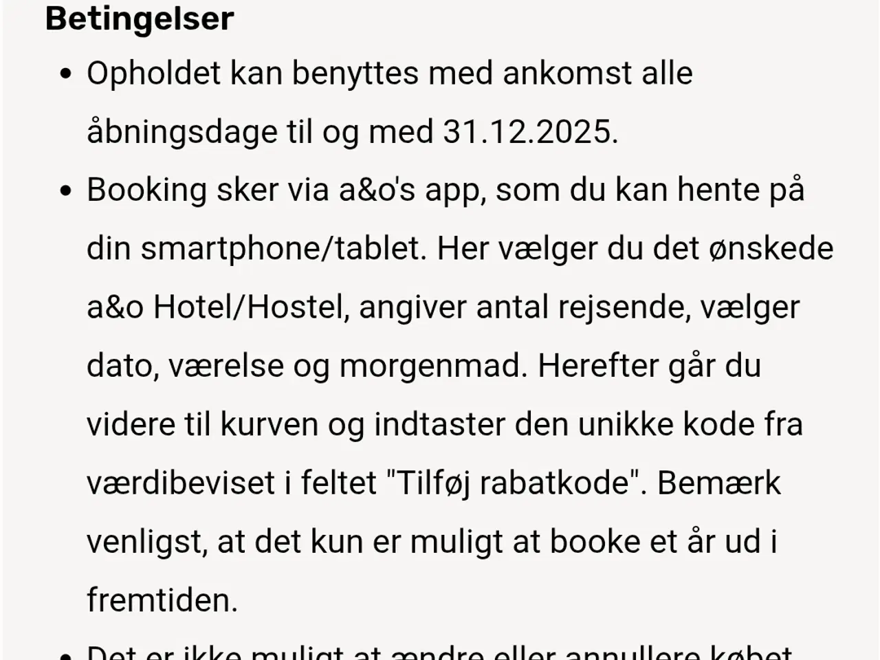 Billede 1 - Deal tilbud overnatning i københavn