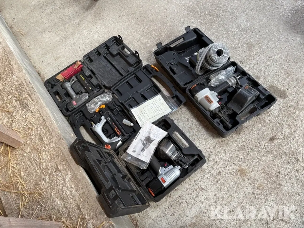 Billede 1 - Sømpistoler og kompressor Tjep, Senco MX50, 90/40, ZE-65 finishpro 18, 4 styk.