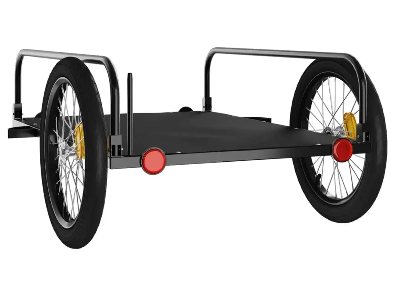 Billede 5 - Cykelanhænger 135x70x37 cm jern sort