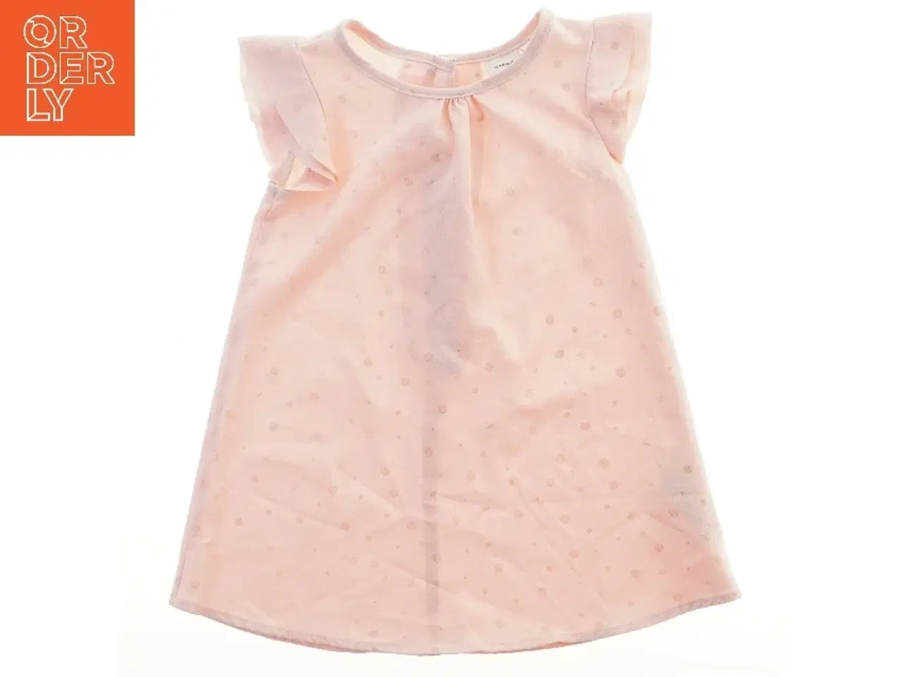 Billede 1 - Lyserød kjole med prikker fra Name It (str. 98)