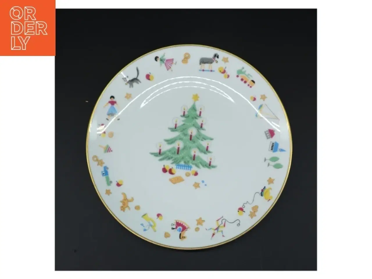 Billede 5 - Dekorative juleplatter fra H&G (str. Ø 26 cm)