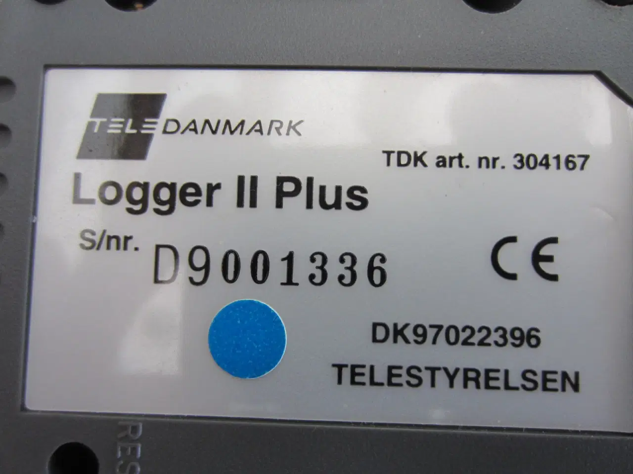 Billede 2 - TeleDanmark Logger II Plus nummerviser