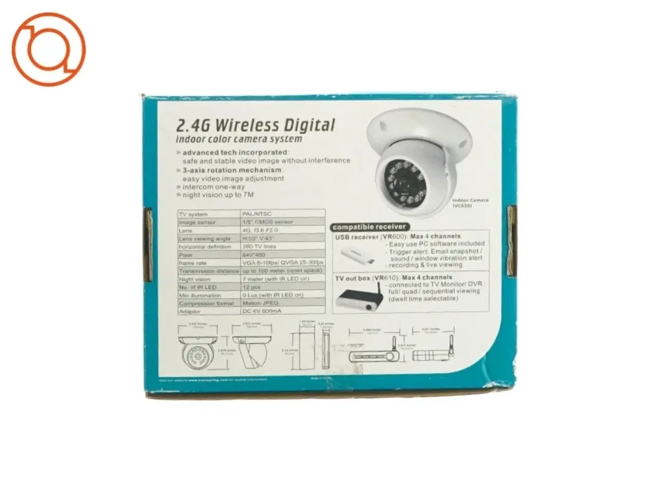 Billede 2 - Kamera system til indendørs