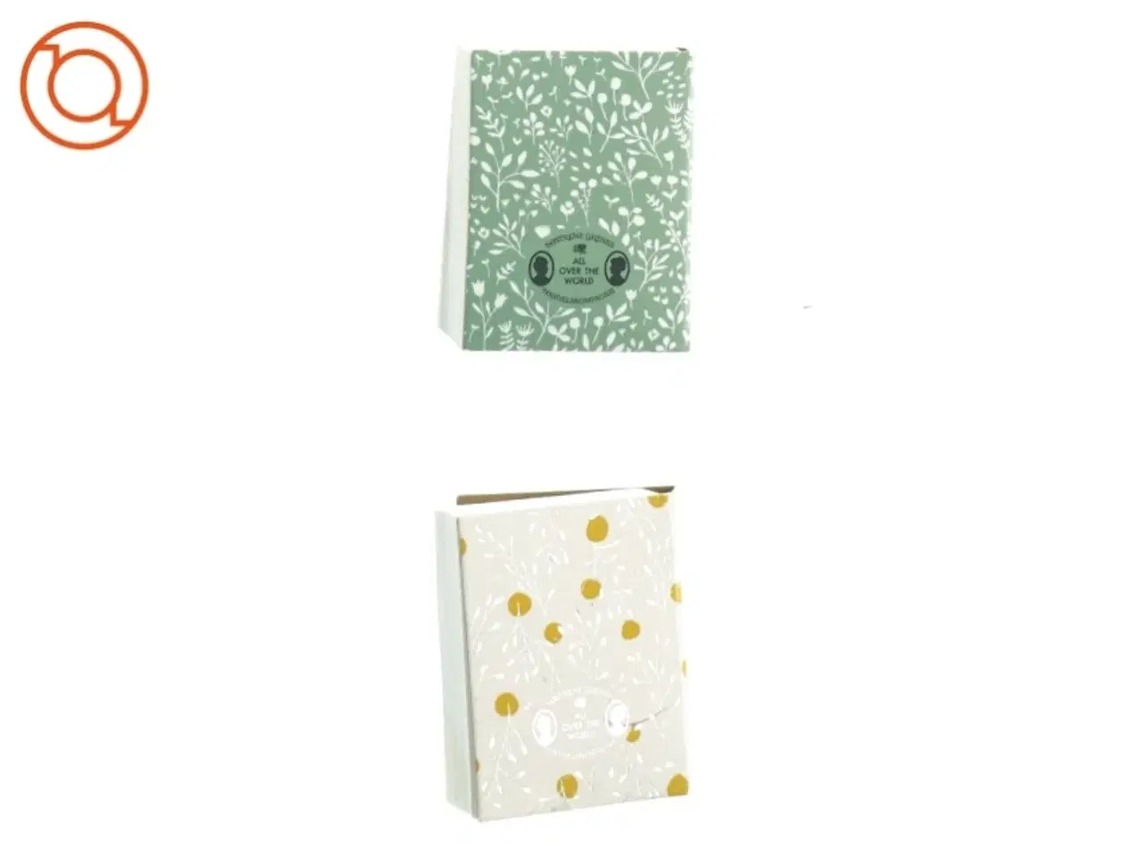 Billede 1 - To indbundne notesbøger fra Søstrene Grene (str. 8 x 6 cm)