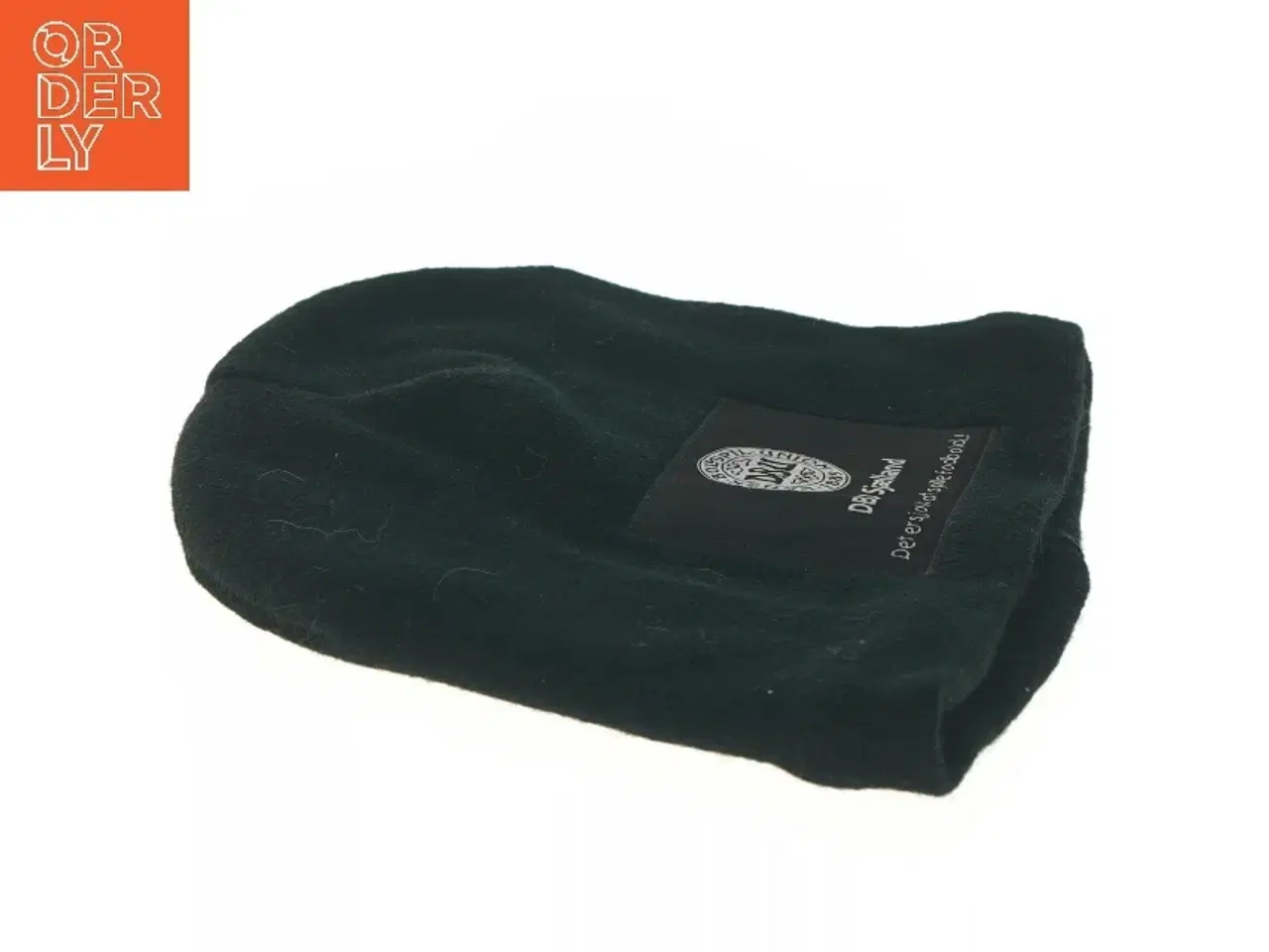 Billede 3 - Sort hue med DBU logo (str. 24x22 cm)