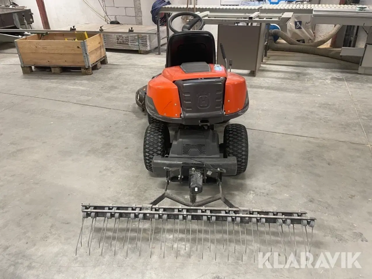 Billede 6 - Plæneklipper Husqvarna R175 med rive