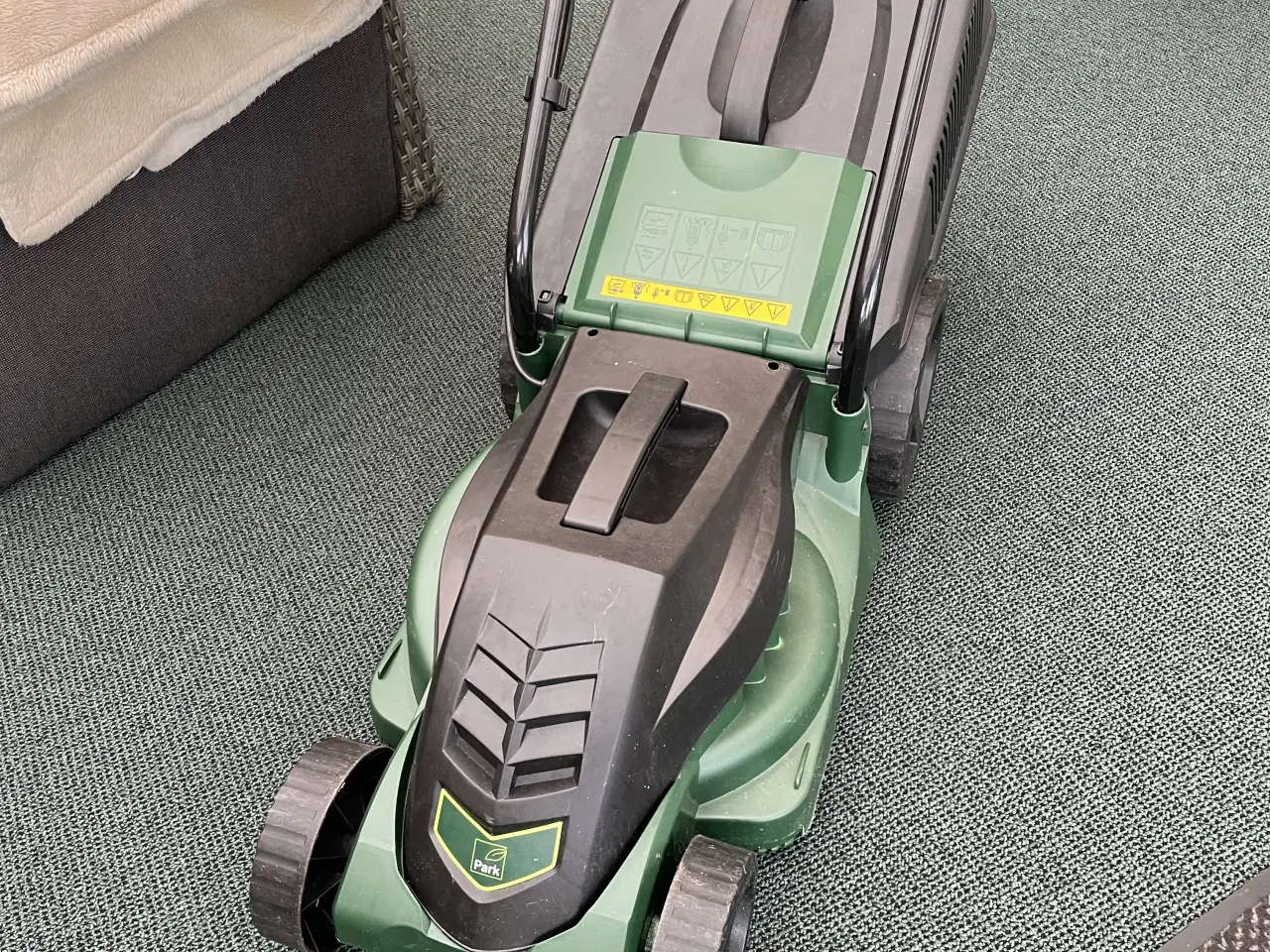 Billede 1 - El plæneklipper - som ny