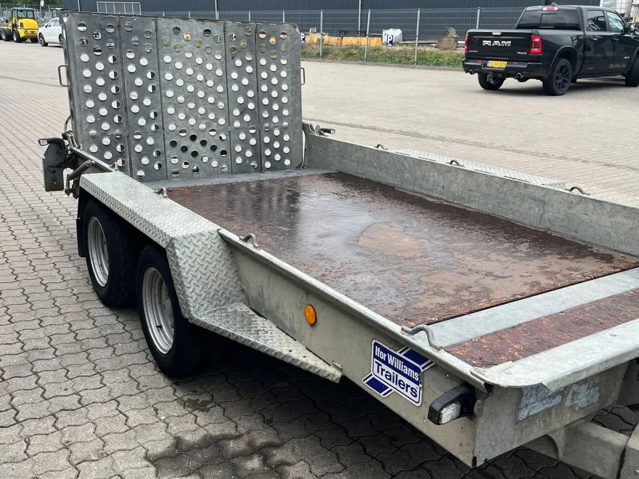 Billede 6 - Ifor Williams GH 126 3500kg maskintrailer  skal ikke synes