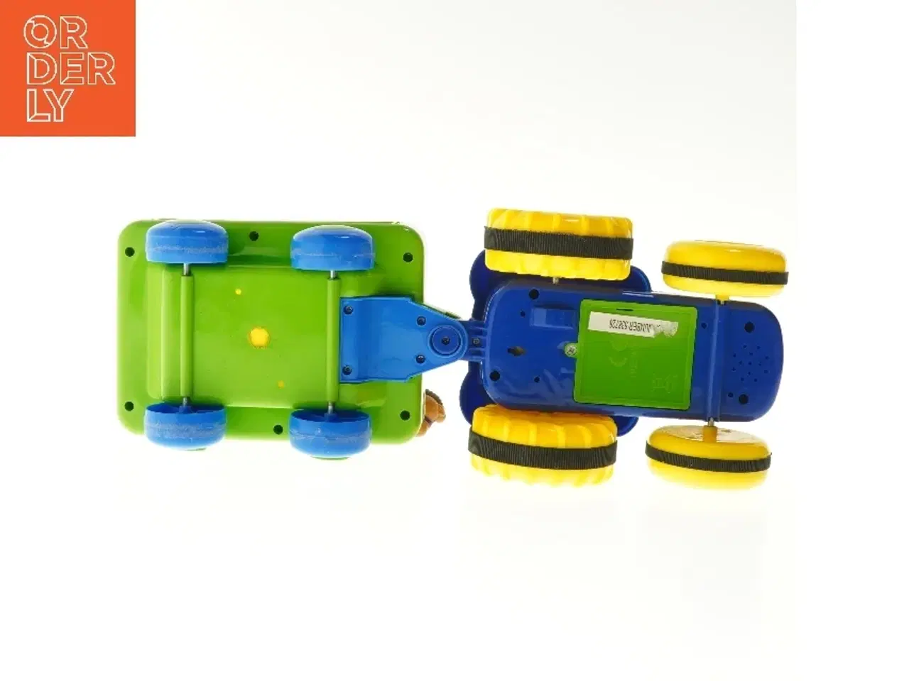 Billede 5 - Legetøjstraktor med vogn og figurer (str. 40 cm)