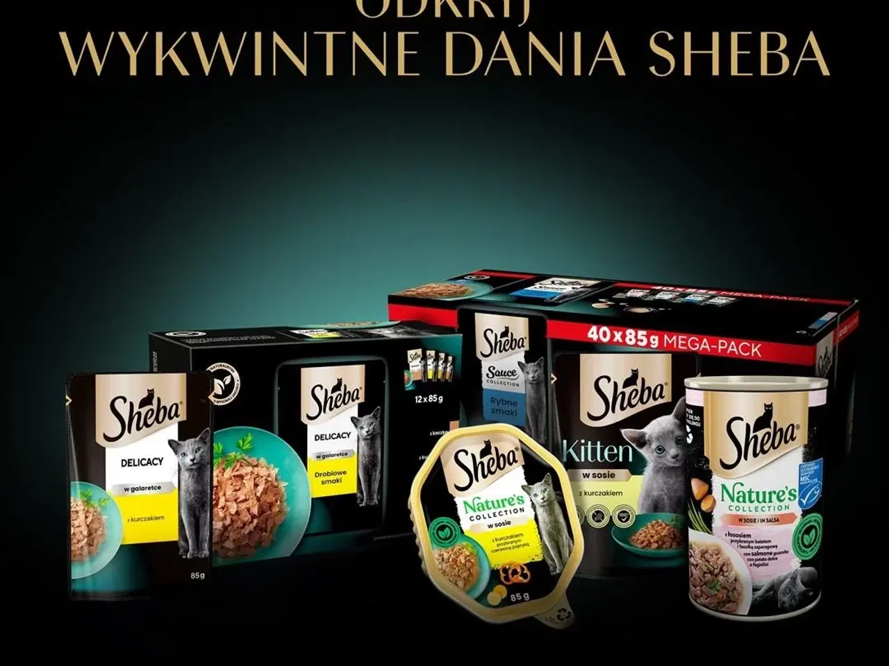 Billede 10 - Vådfoder til kat – Sheba Delicacy Fjerkræ i gelé, 40×85 g