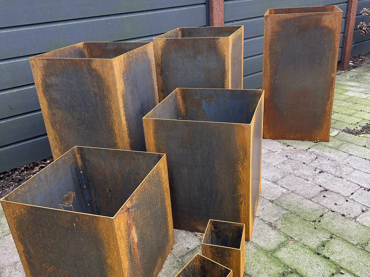 Billede 2 - Corten Plantekasse/krukke