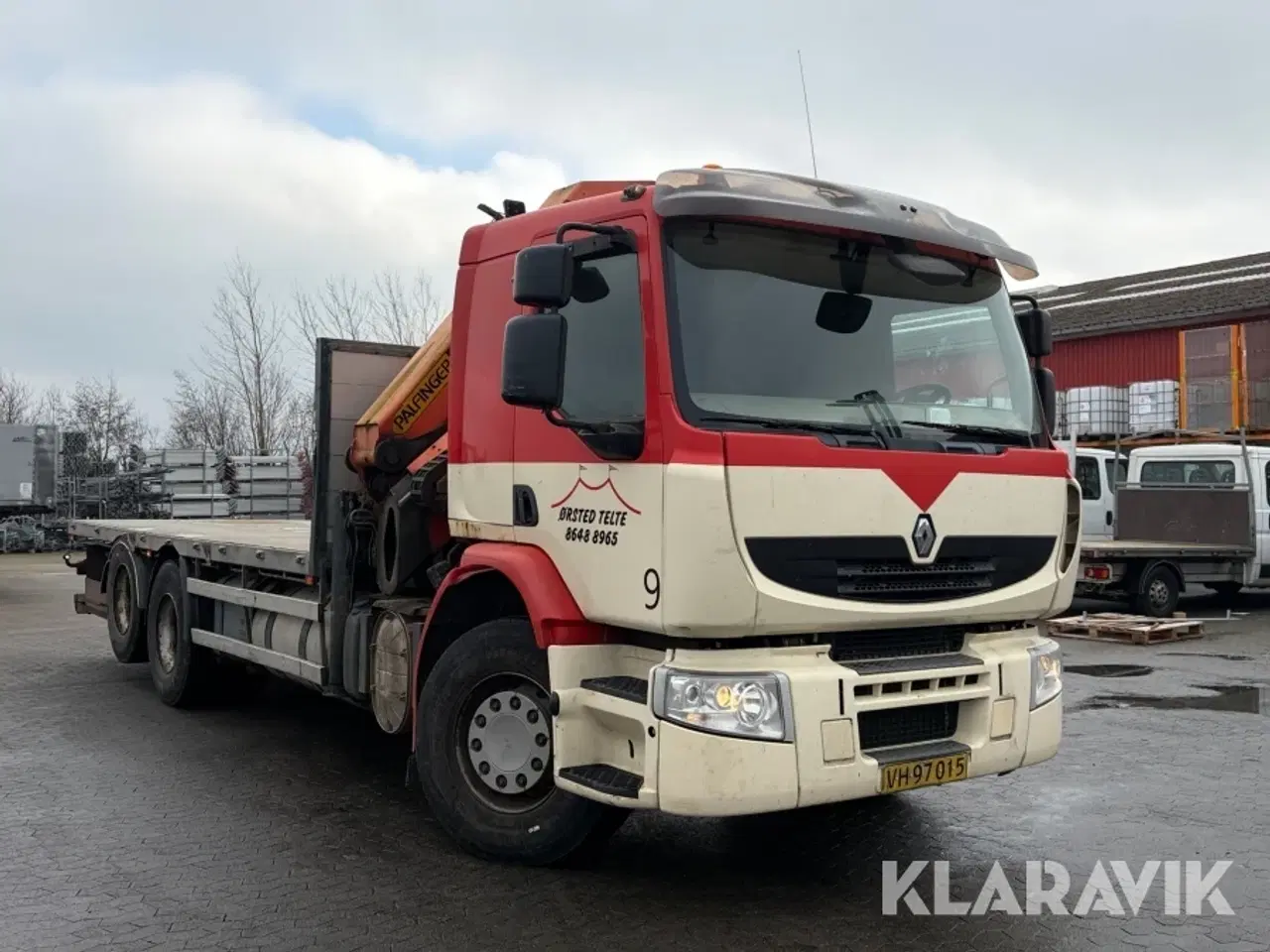 Billede 6 - Lastbil Renault Premium 24C med 21 meter Palfinger kran