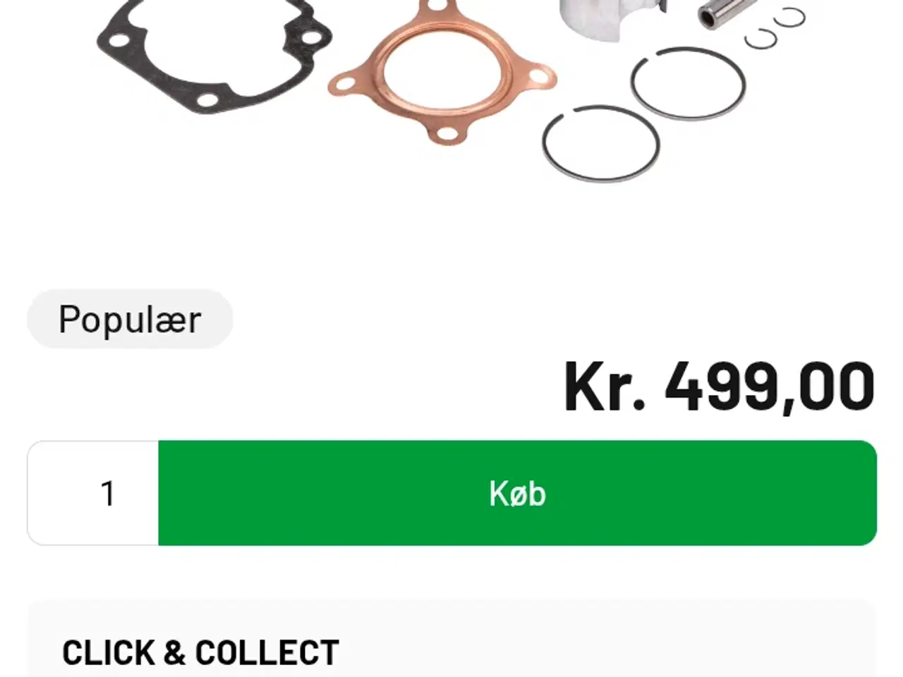 Billede 2 - Helt nye 40mm standard cylinderkit