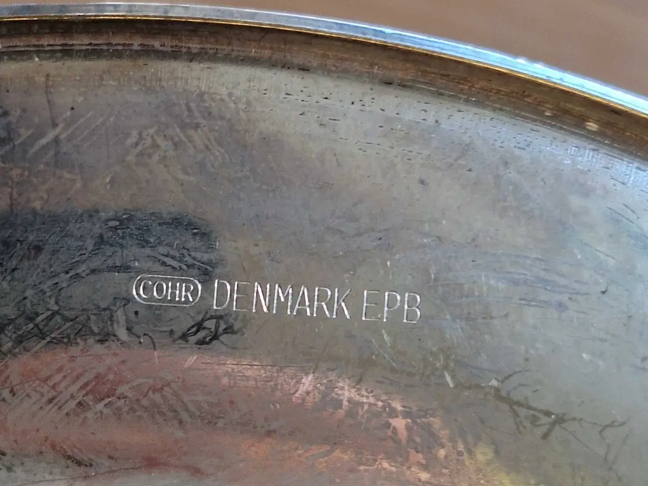 Billede 4 - Lille forsølvet fad 