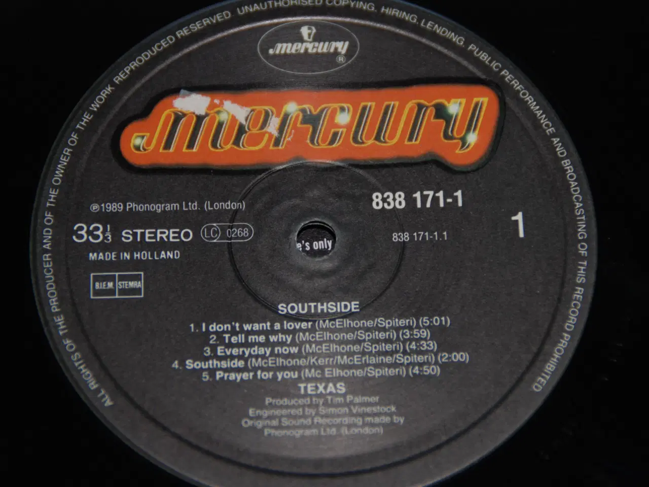 Billede 5 - Vinylplade - Texas - Southside