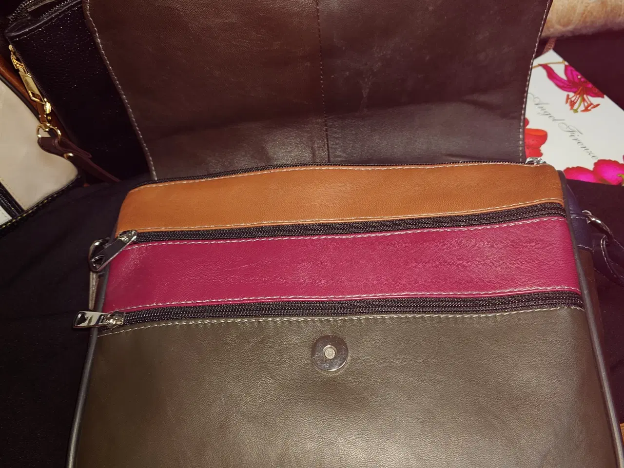 Billede 6 - Ny læder skulder taske