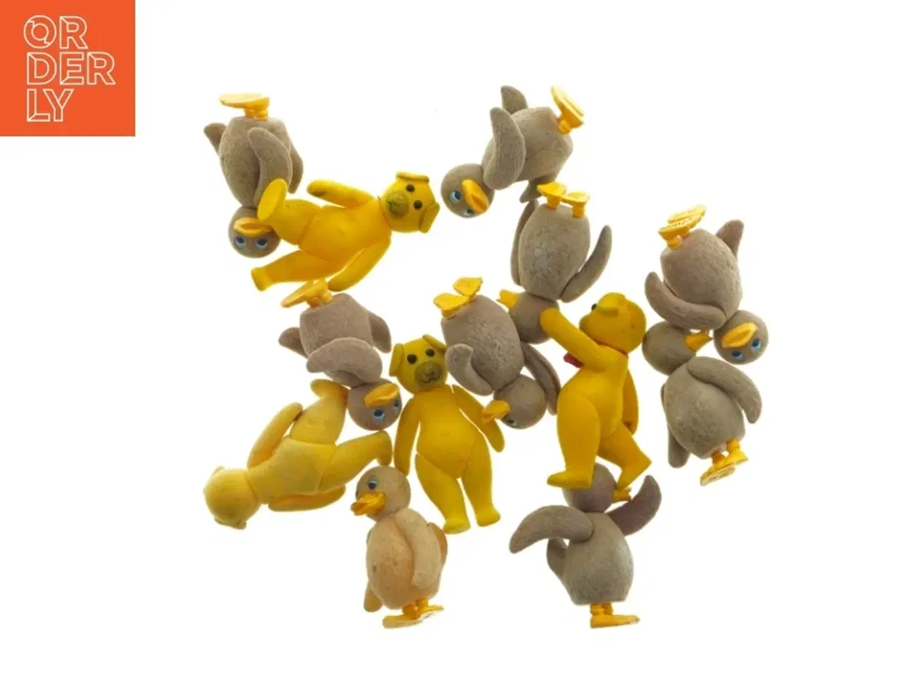 Billede 3 - Stor samling Bamse og Ælling fra DR Krea (højde 10 cm)