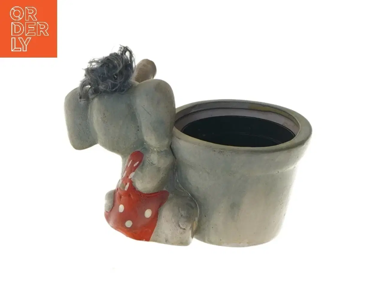 Billede 4 - Keramik elefant urtepotte (str. 13x9 cm)