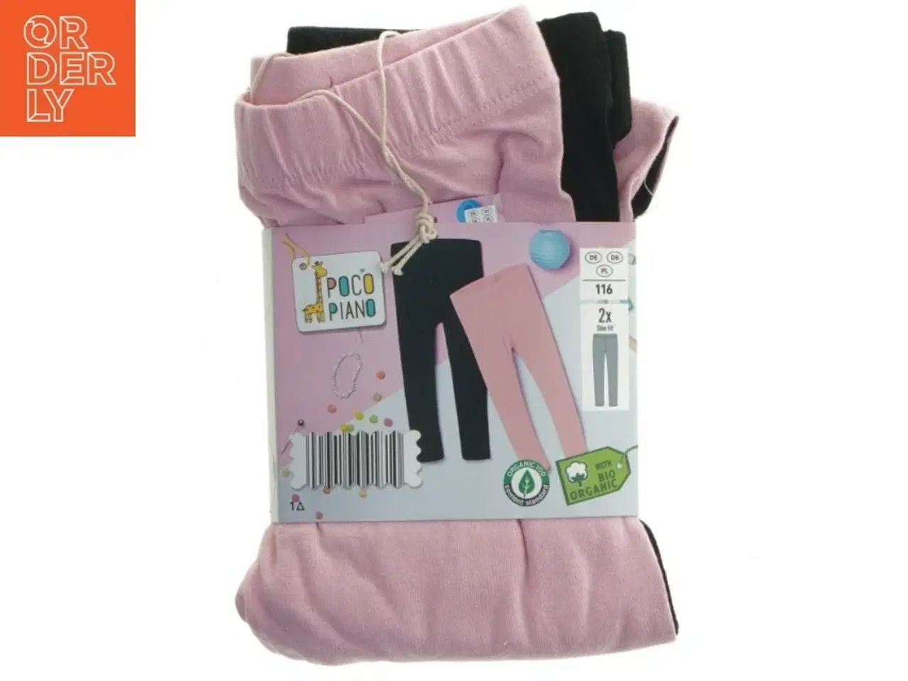 Billede 1 - Børneleggings, 2-pak fra Poco Piano (str. 6 år)