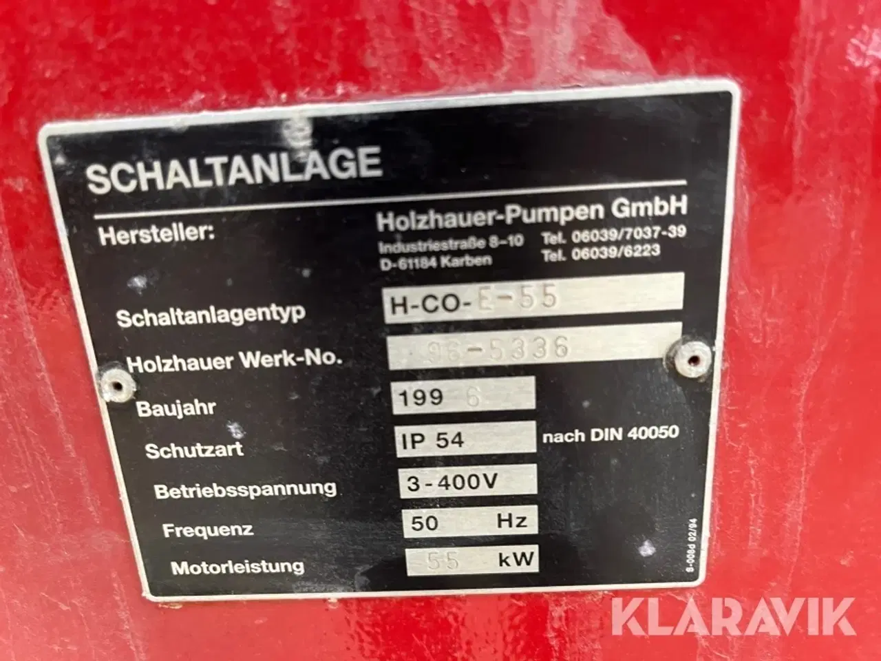 Billede 5 - Generator Holzhauer - Pumpen