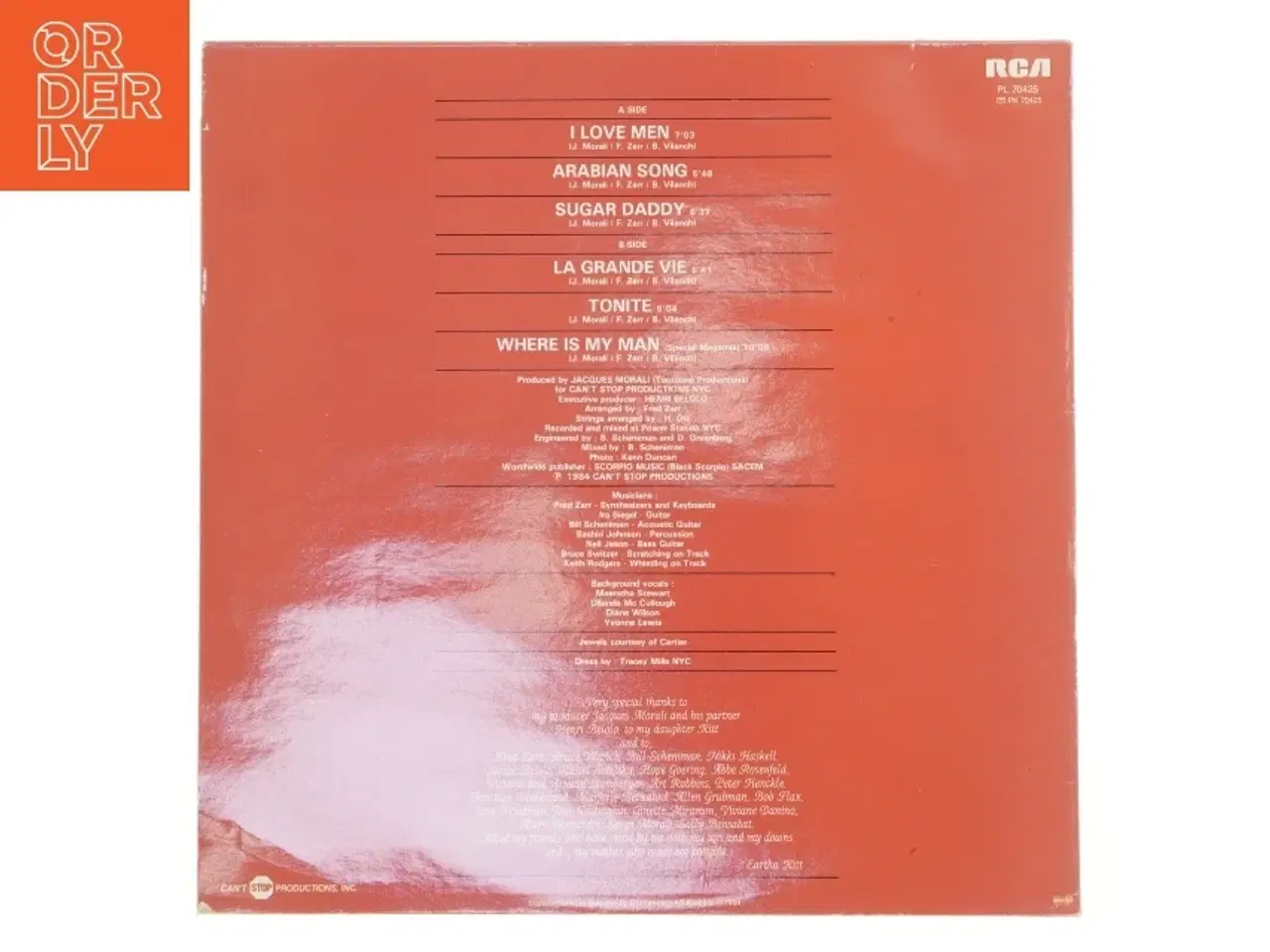 Billede 3 - Eartha Kitt - I Love Men LP fra RCA