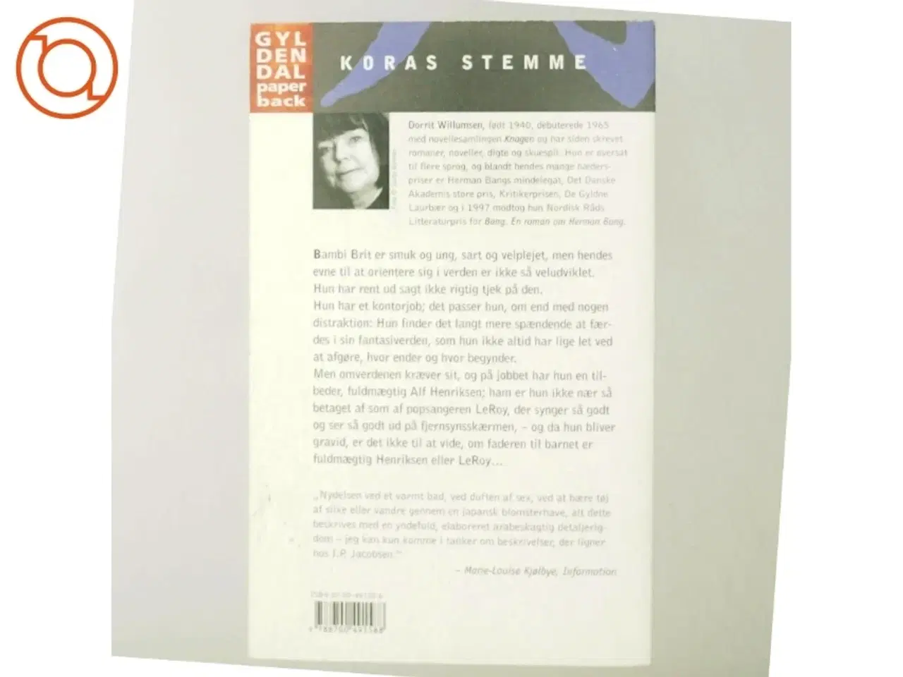 Billede 3 - Koras stemme : roman af Dorrit Willumsen (Bog)