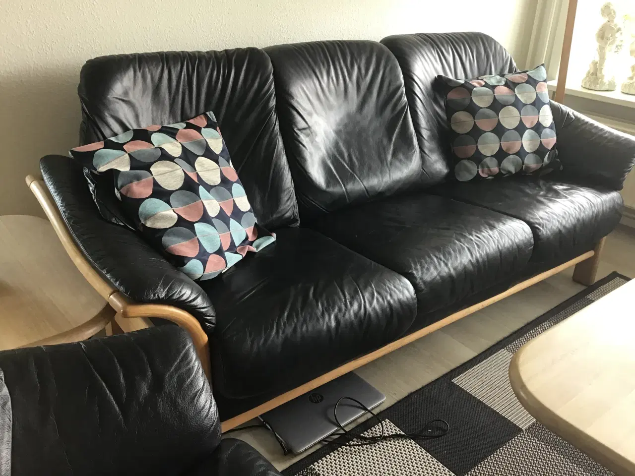 Billede 2 - 3 og 2 personers læder sofaer