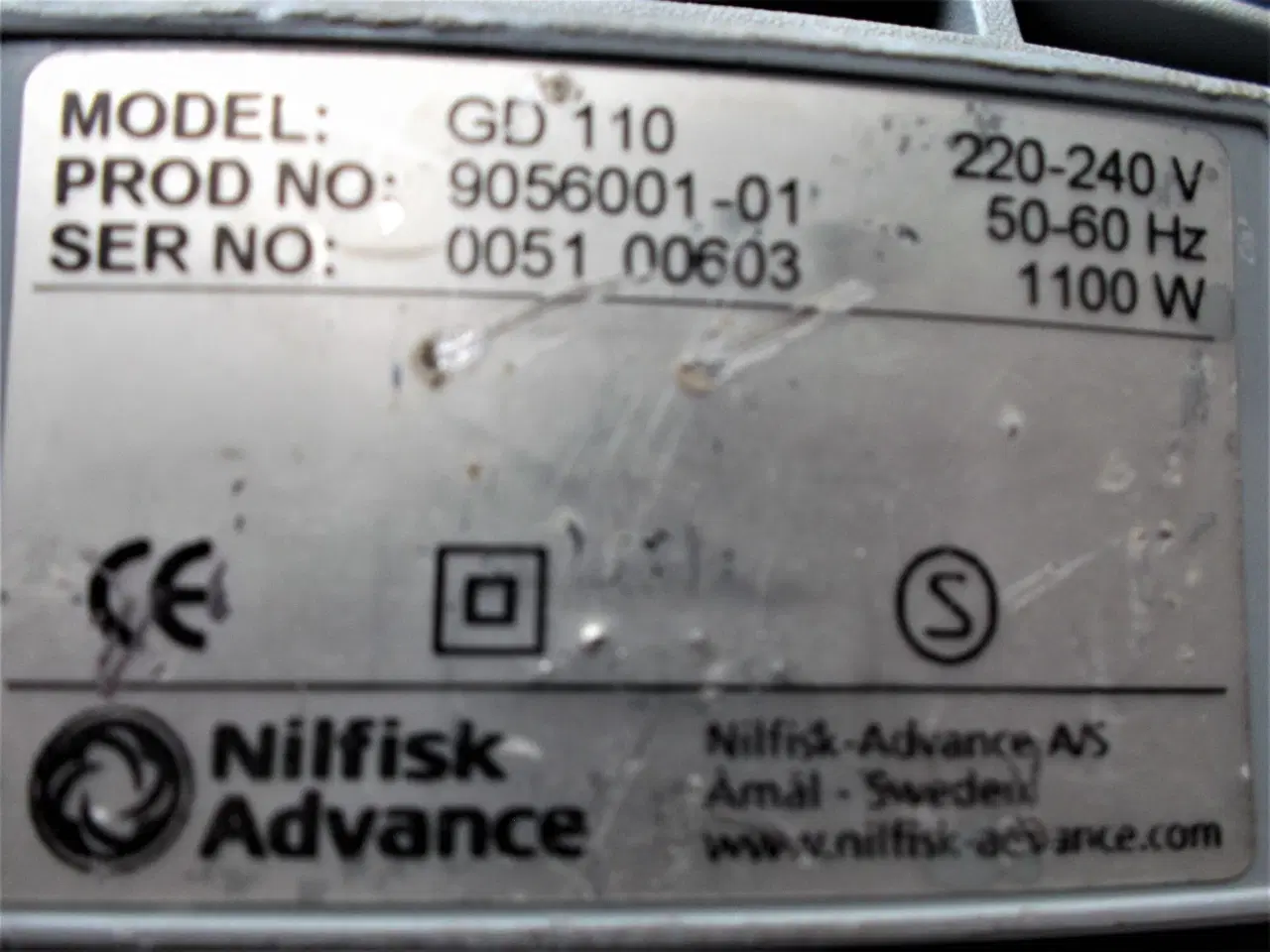 Billede 6 - NILFISK VIKING D10 - GD 110 overdel ( uden motor