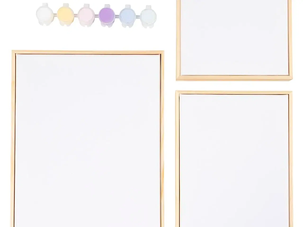 Billede 1 - Malerlærred Mix, pastelfarver, 1 pk.